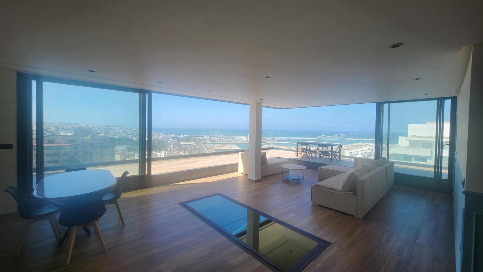 Magnifique Penthouse 160M2 Terrasse 90M2 Vue Mer Танжер Экстерьер фото