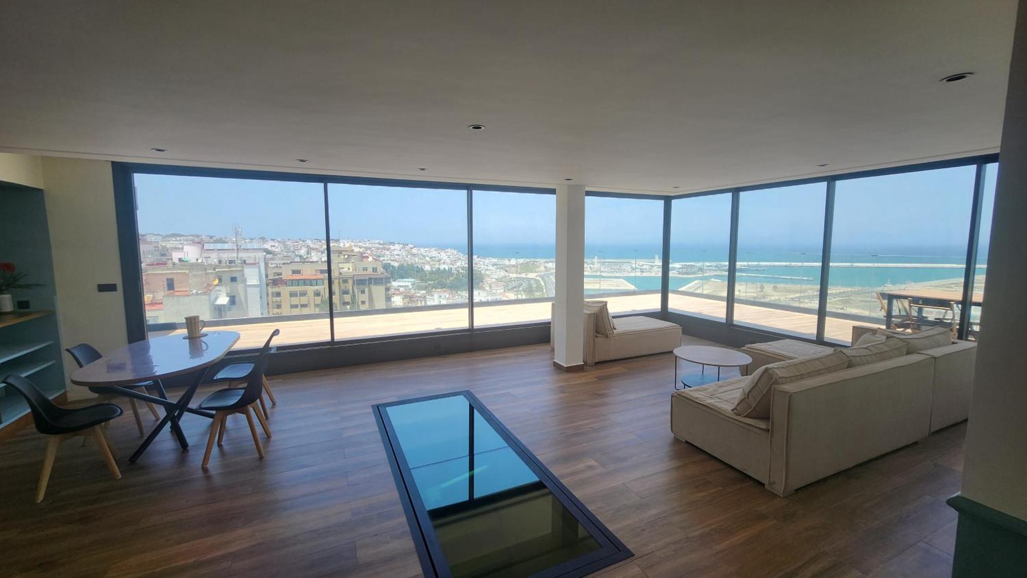 Magnifique Penthouse 160M2 Terrasse 90M2 Vue Mer Танжер Экстерьер фото