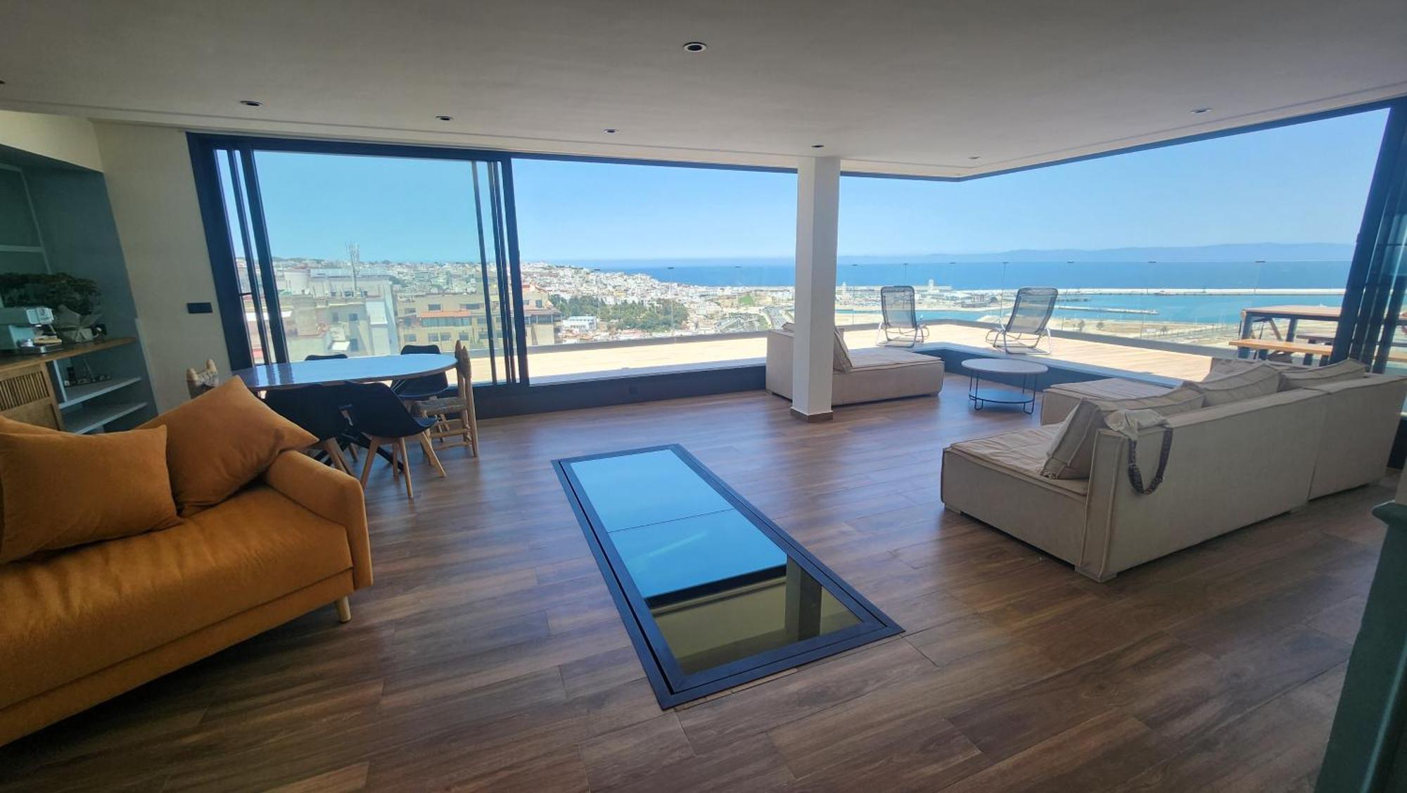 Magnifique Penthouse 160M2 Terrasse 90M2 Vue Mer Танжер Экстерьер фото