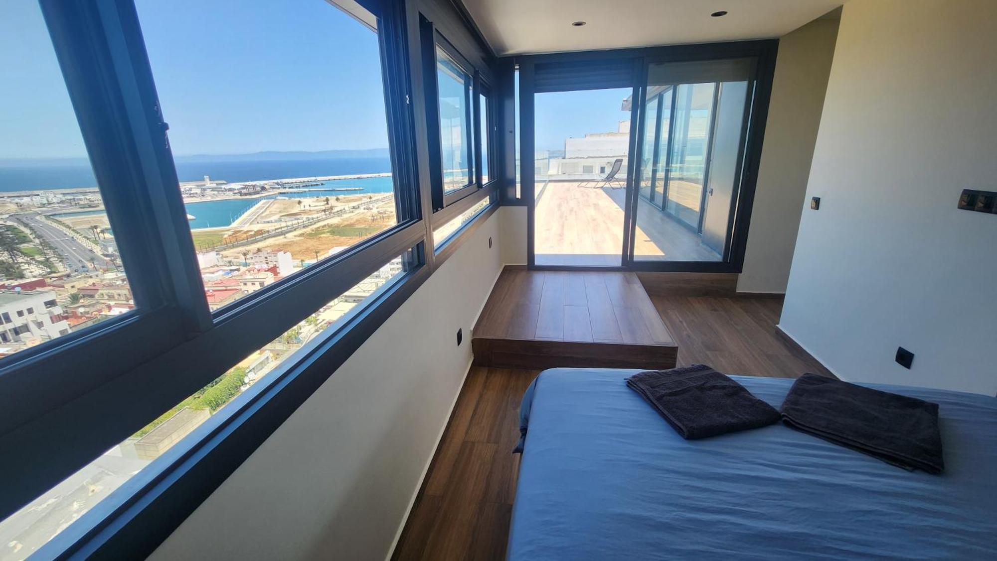 Magnifique Penthouse 160M2 Terrasse 90M2 Vue Mer Танжер Экстерьер фото